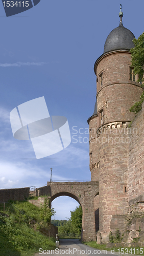 Image of Wertheim Castle detail at summer time