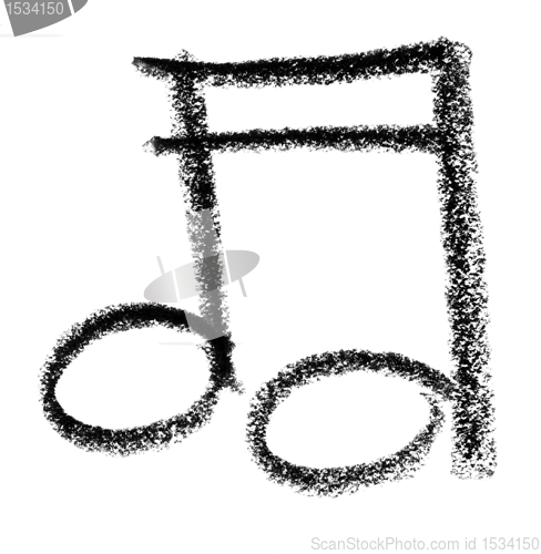 Image of musical note sketch