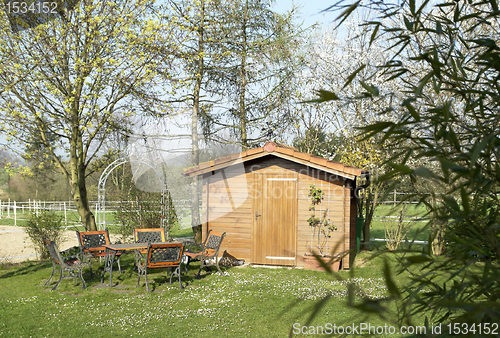 Image of peaceful summerhouse