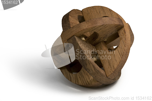 Image of wooden 3D puzzle