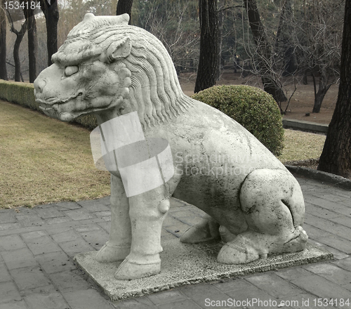 Image of Statue at the Spirit Way in China