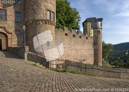 Image of Wertheim Castle detail at summer time