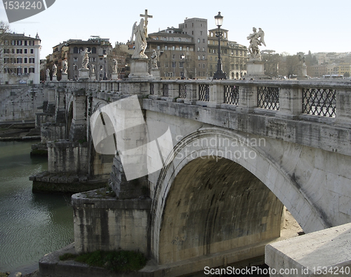 Image of ponte saint angelo in Rome