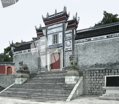 Image of trditional chinese entrance
