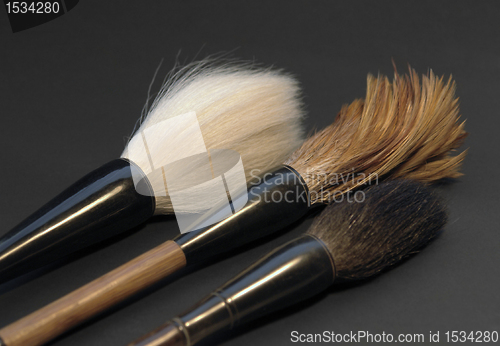 Image of chinese brush tips