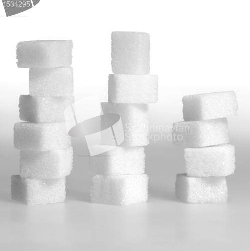 Image of lump sugar stacks