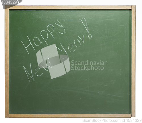 Image of New Year blackboard