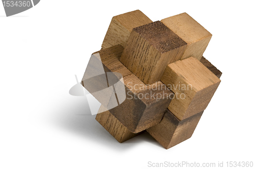 Image of wooden 3D puzzle