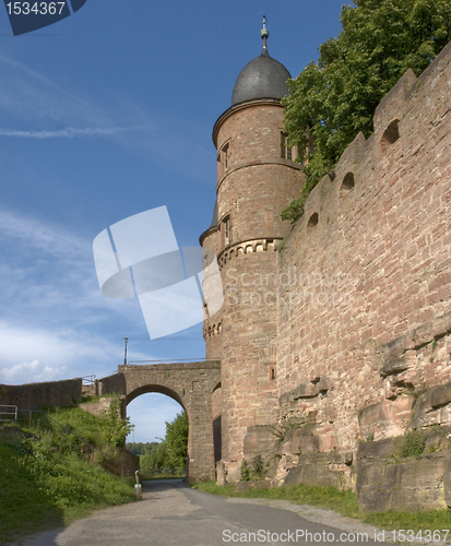 Image of Wertheim Castle detail at summer time