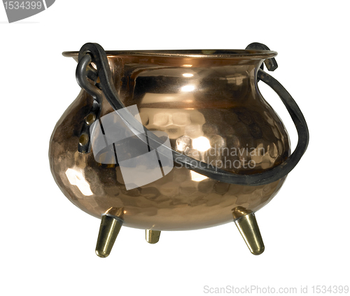 Image of copper cauldron