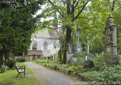 Image of old graveyard in Freiburg