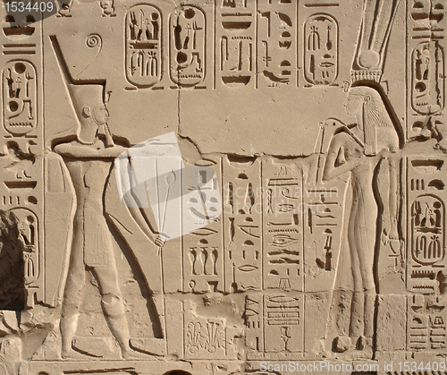 Image of relief at Precinct of Amun-Re