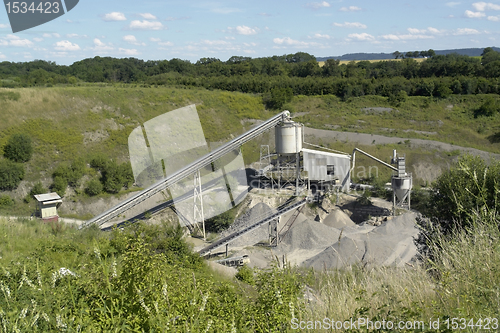 Image of gravel manufacturing plant