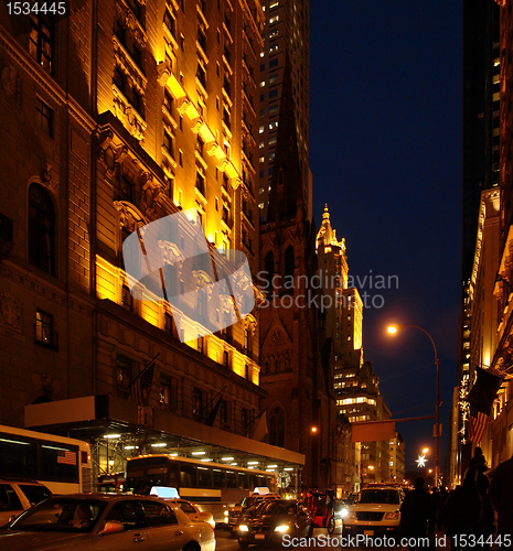 Image of New York City Street at Night