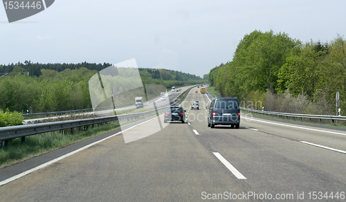 Image of highway scenery in Southern Germany