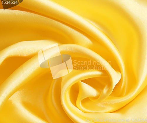 Image of Smooth elegant golden silk can use as background 