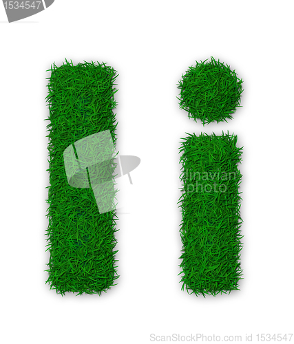 Image of Grassy letter I