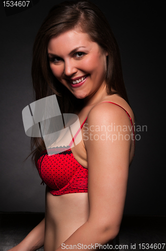Image of Red lingerie