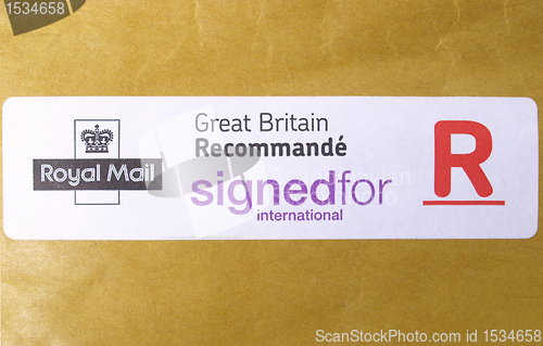 Image of Postage meter stamp