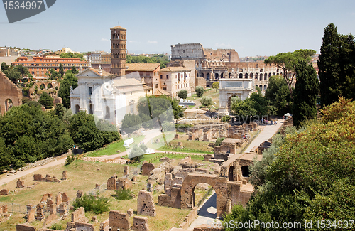 Image of roman forum ruins