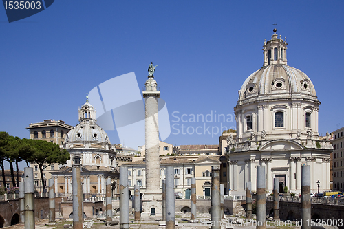 Image of ancient trajan market in rome