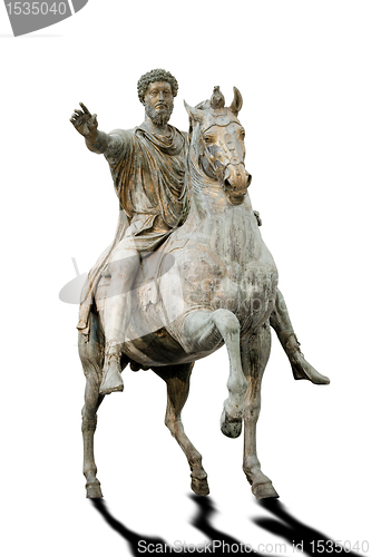 Image of constantine emperor isolated