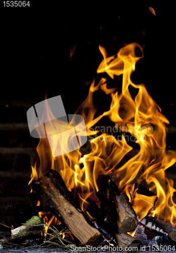 Image of fire flames