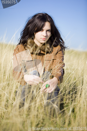 Image of young woman outdoor