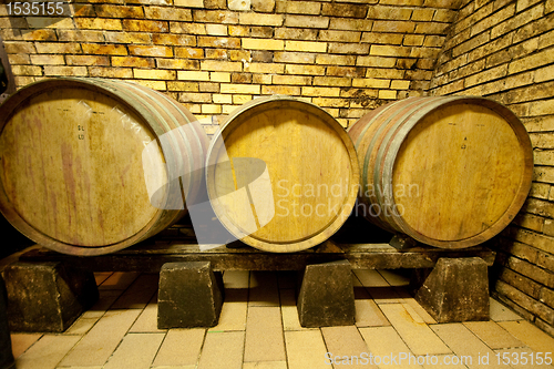 Image of wine barrels