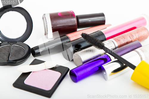 Image of collection of make-up