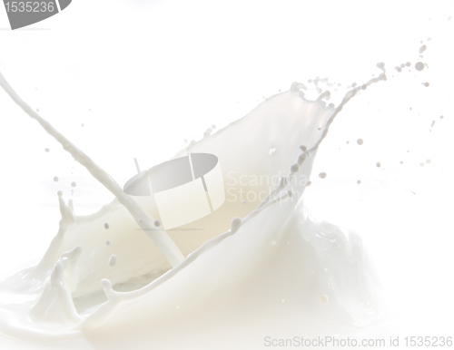 Image of milk splash