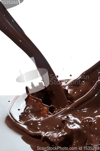 Image of pouring chocolate