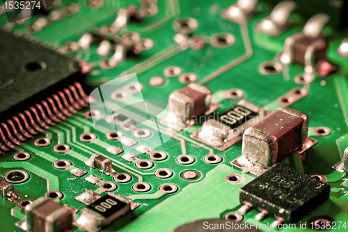 Image of electronic circuit board