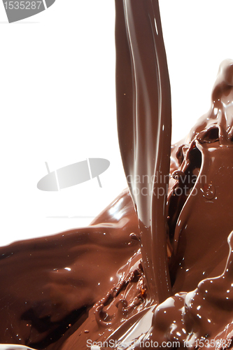 Image of pouring chocolate