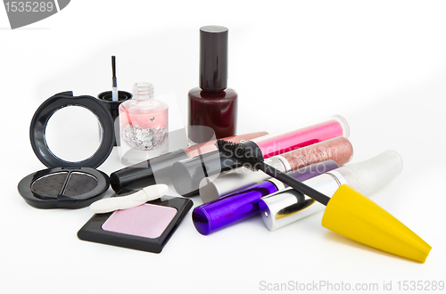 Image of collection of make-up