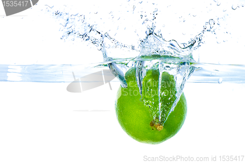 Image of lime splashing