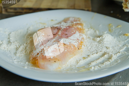 Image of raw fish fillet