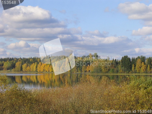Image of autumn lake Finland 2.