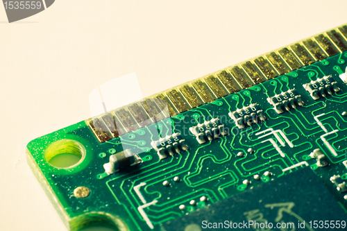 Image of memory module close up