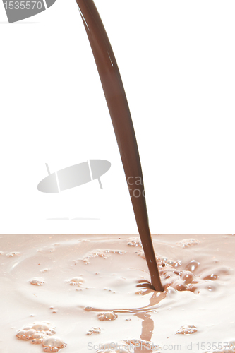 Image of pouring chocolate