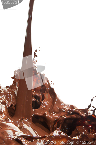 Image of pouring chocolate