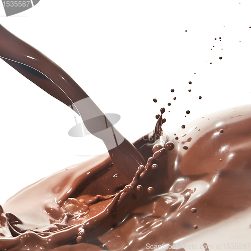 Image of pouring chocolate