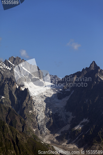 Image of Icefall in high mountains
