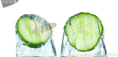 Image of cucumber in water