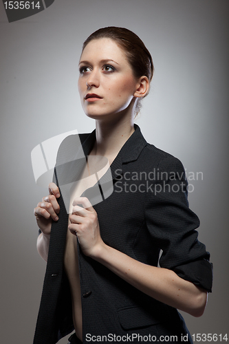 Image of Portrait of sexy young woman 