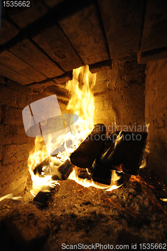 Image of Log Fire