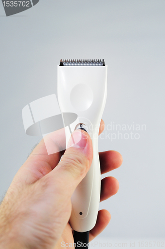 Image of Isolated hair trimmer