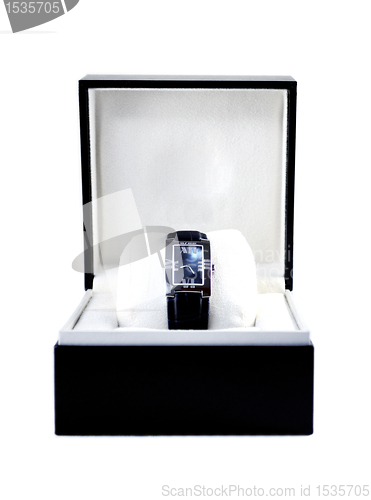 Image of Luxury watch in black box