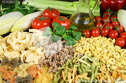 Image of Pasta and vegetables