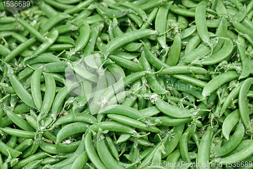 Image of Green sweet peas - background